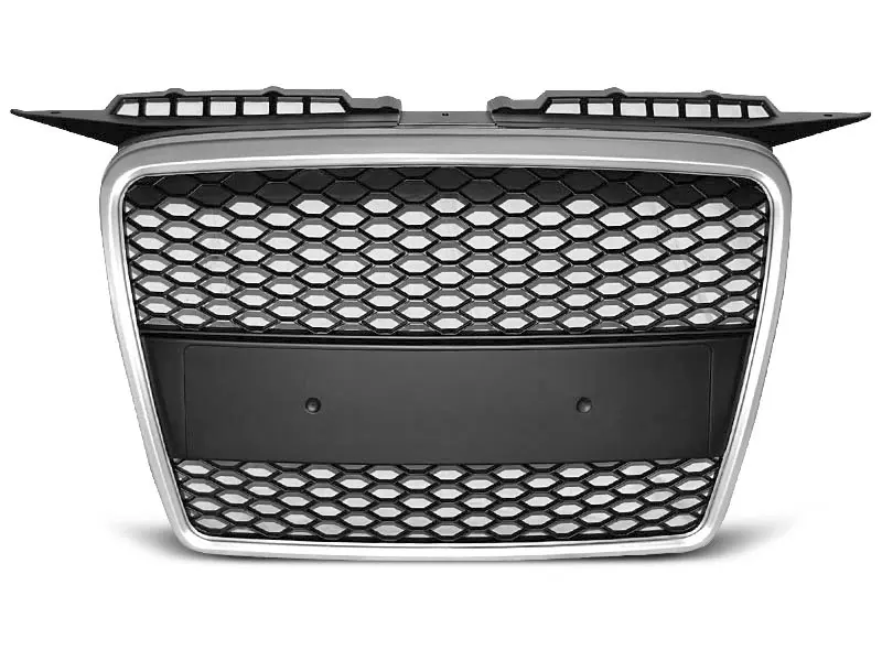 GRILL AUDI A3 2005-2008 | SPORT SILVER BLACK