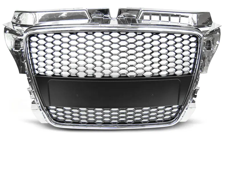 Grill Audi A3 8P 2003 - 2013 | SPORT CHROME-BLACK – bilde 4