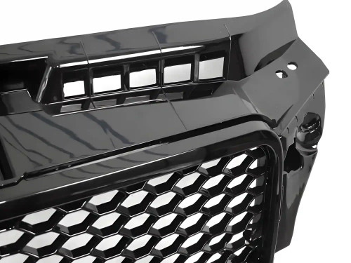 Grill Audi A3 (8P) 2008 - 2012 │ Sportsgrill RS-stil - svart høyglans – bilde 5