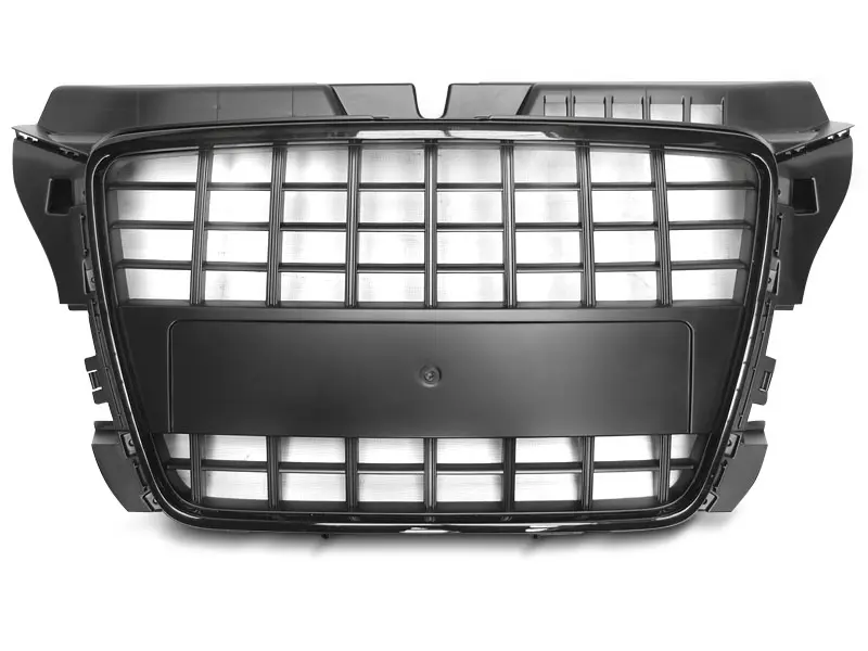 Grill Audi A3 8P Facelift 2008 - 2013 | SPORT GLOSSY BLACK FRAME