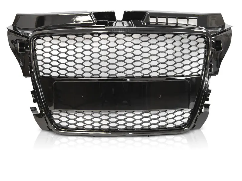 Grill Audi A3 8P Facelift 2008 - 2013 | SPORT GLOSSY BLACK – bilde 2
