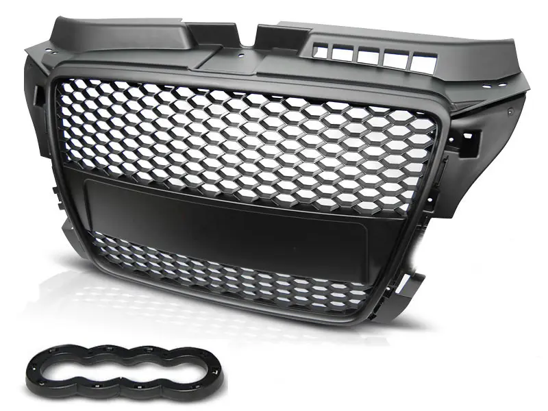 Grill Audi A3 8P Facelift 2008 - 2013 | SPORT MATT BLACK