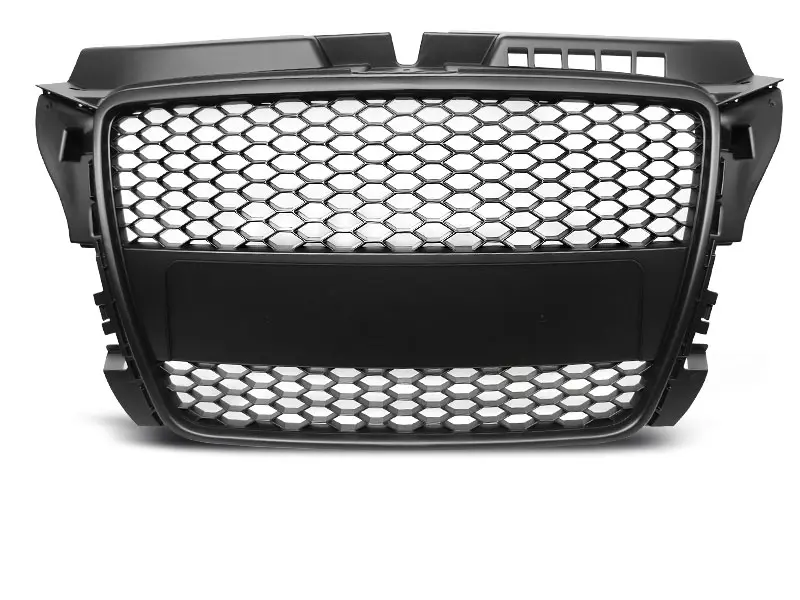 Grill Audi A3 8P Facelift 2008 - 2013 | SPORT MATT BLACK – bilde 2