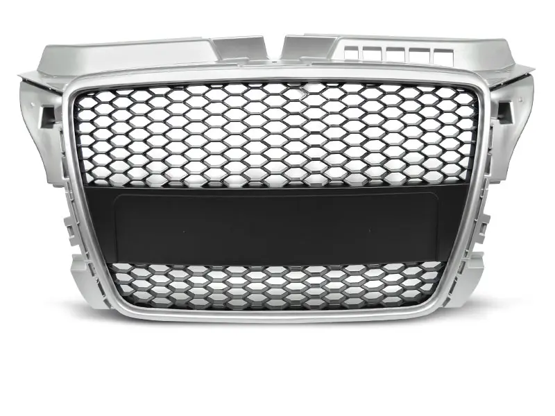 Grill Audi A3 8P Facelift 2008 - 2013 | SPORT SILVER-BLACK – bilde 6