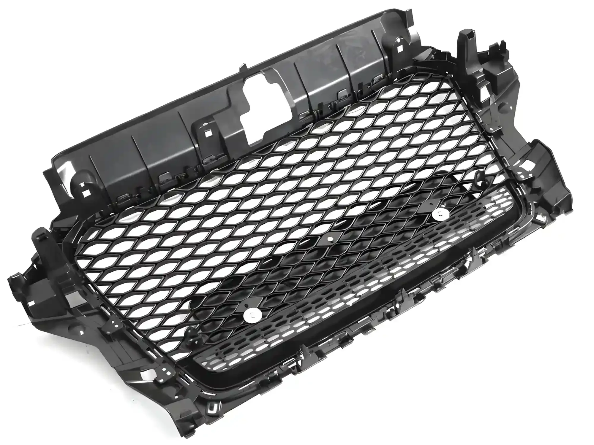 Grill Audi A3 (8V) 2012 - 2016 │ Sportsgrill RS-stil - svart høyglans / chrome – bilde 5