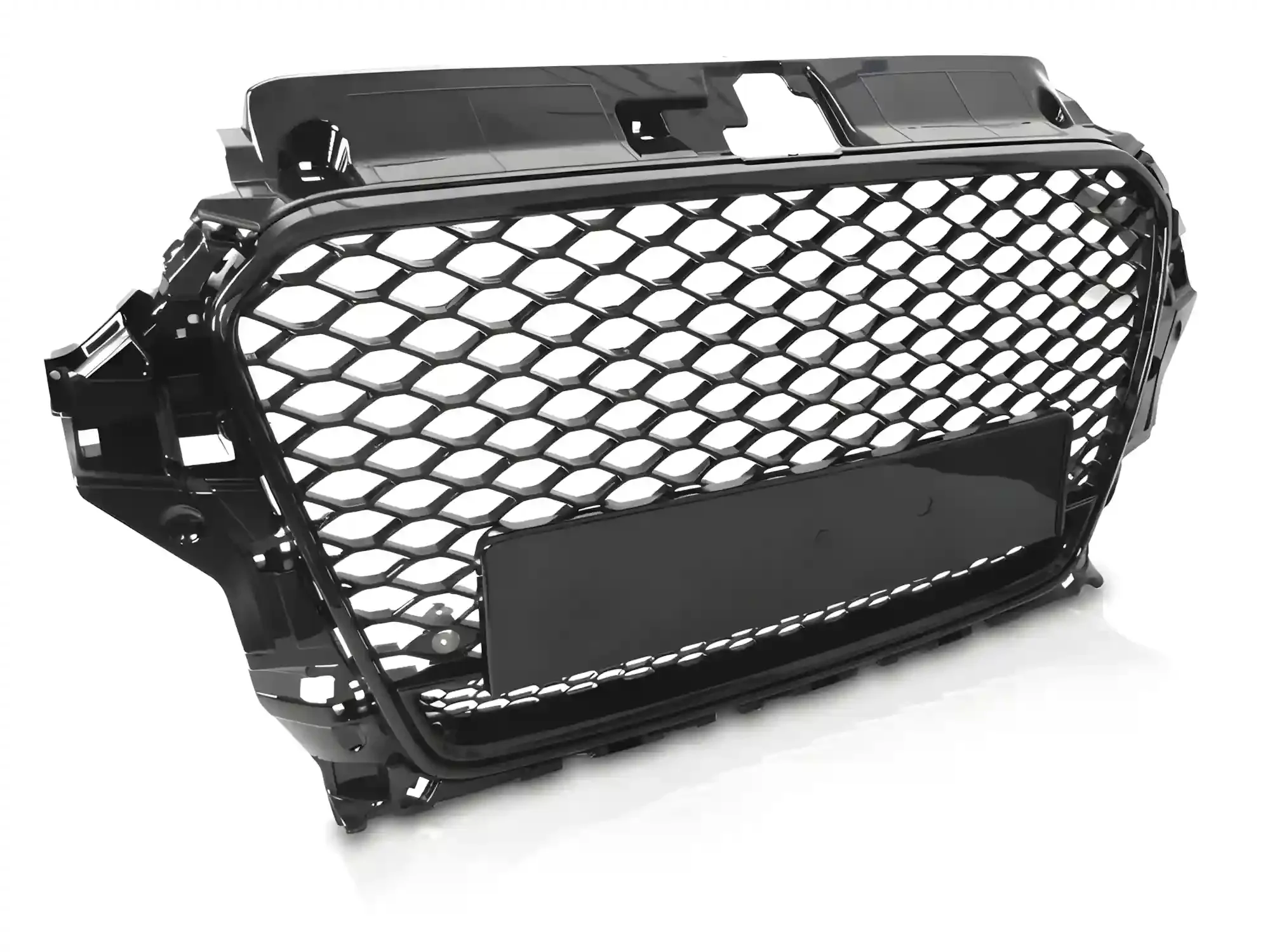 Grill Audi A3 (8V) 2012 - 2016 │ Sportsgrill RS-stil - svart høyglans PDC