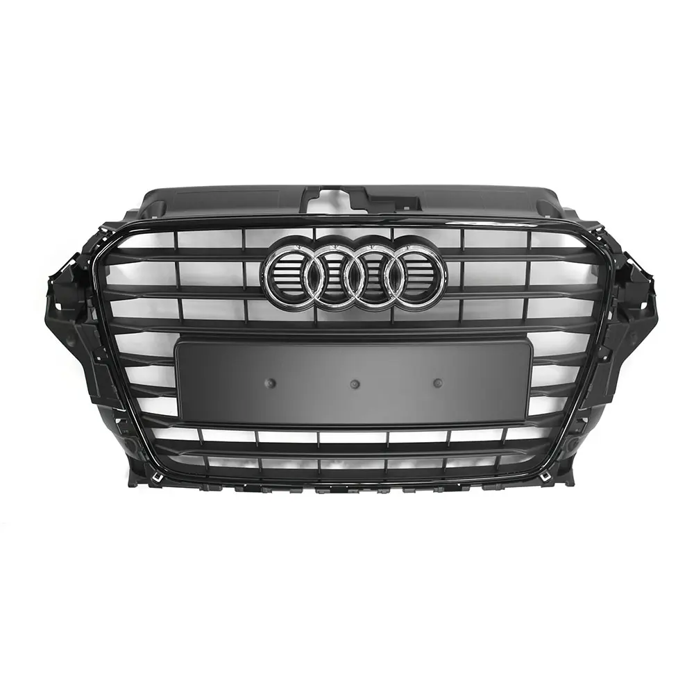 Grill Audi A3 8V 2013 - 2020 │ med krom Audi-logoen