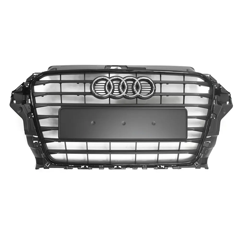 Grill Audi A3 8V 2013 - 2020 │ med krom Audi-logoen – bilde 3