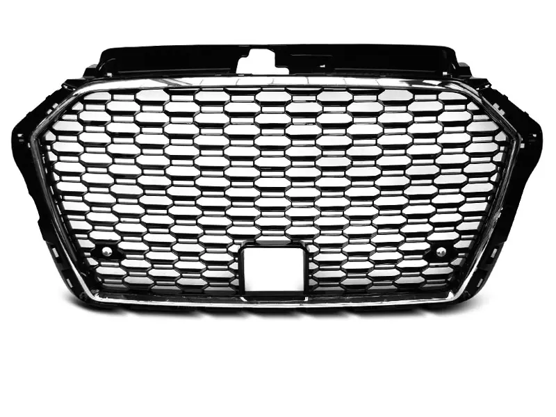 Grill Audi A3 8V Facelift 2016 - 2020 | SPORT CHROME-BLACK – bilde 6