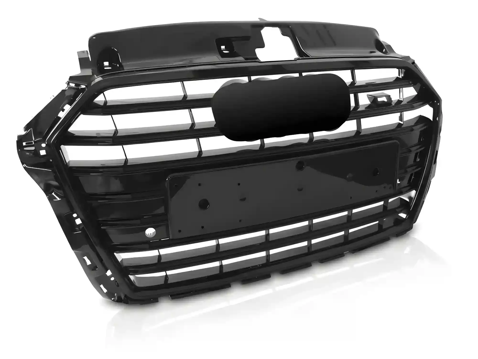 Grill Audi A3 (8V) Facelift 2017 - 2020 │ Sportsgrill S-stil - svart høyglans PDC / ACC