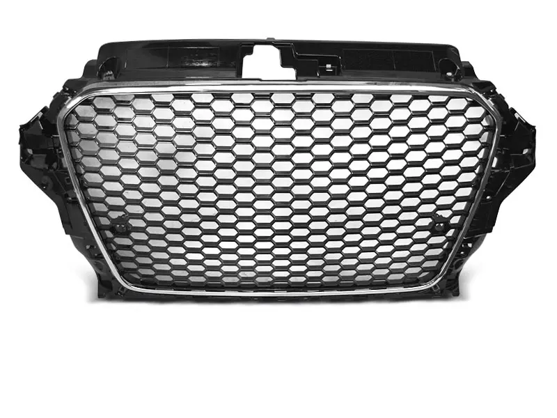 Grill Audi A3 8V Sportback 2013 - 2016 | SPORT CHROME BLACK – bilde 4