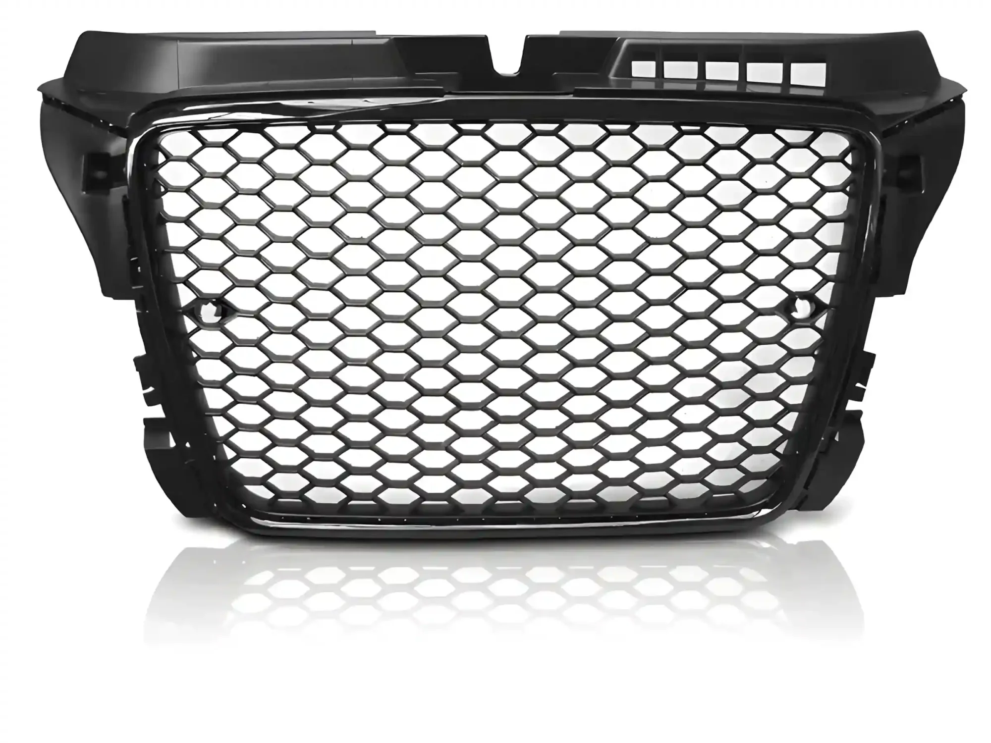 Grill Audi A3 / S3 (8P) Facelift 2008 - 2012 │ Sportsgrill RS-stil - svart høyglans PDC – bilde 2