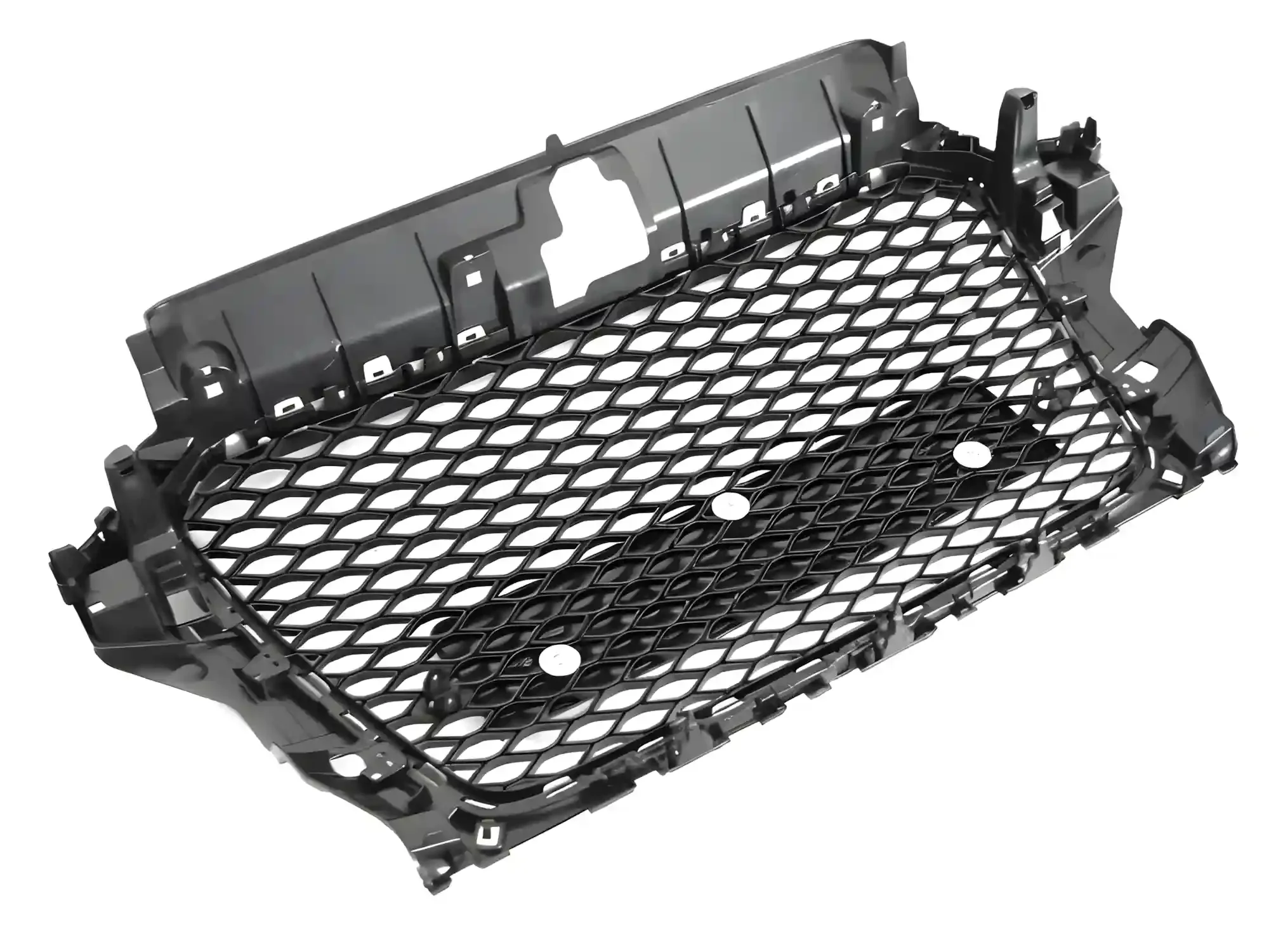 Grill Audi A3 / S3 (8V) 2012 - 2016 │ Sportsgrill RS-stil - svart høyglans PDC – bilde 4