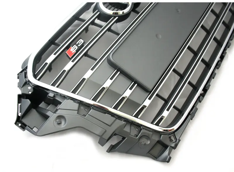 Grill Audi A3/S3 8V 2013 - 2016 │ med Chromeiist – bilde 3