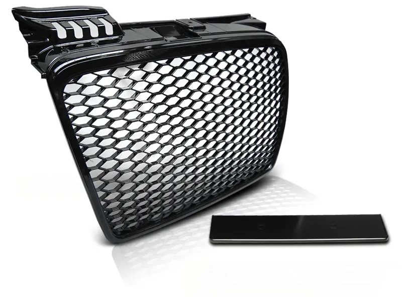 Grill Audi A4 B7 2004 - 2008 │ RS Design Honeycomb Glossy Black Image 1