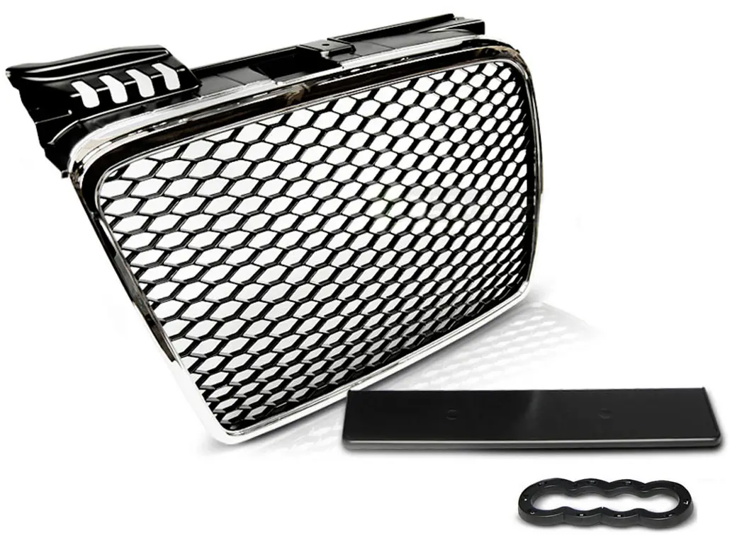 Grill Audi A4 B7 2004 - 2008 | SPORT CHROME BLACK