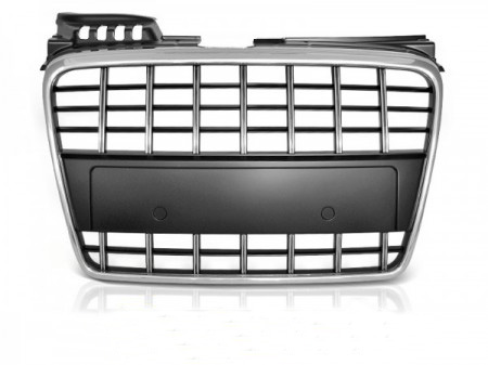 Grill Audi A4 B7 2004 - 2008 | SPORT CHROME BLACK – bilde 2