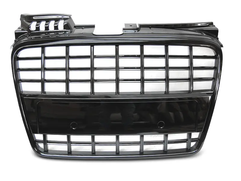 Grill Audi A4 B7 2004 - 2008 | SPORT GLOSSY BLACK FRAME – bilde 3