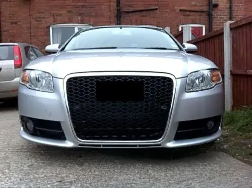 Grill Audi A4 B7 2004 - 2008 │ SPORT MATT BLACK – bilde 5