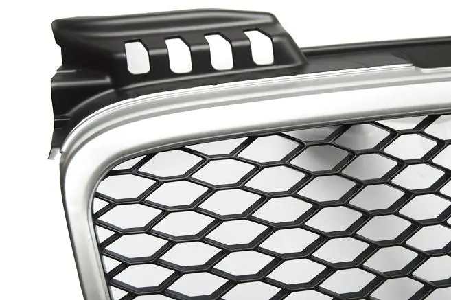 GRILL Audi A4 B7 2004 - 2008 │ SPORT SILVER BLACK – bilde 3
