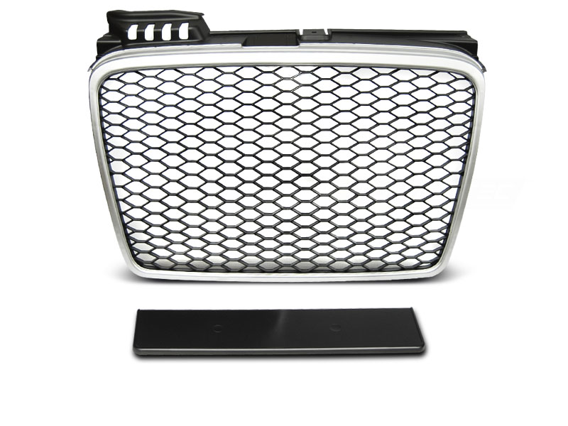 GRILL Audi A4 B7 2004 - 2008 │ SPORT SILVER BLACK – bilde 4