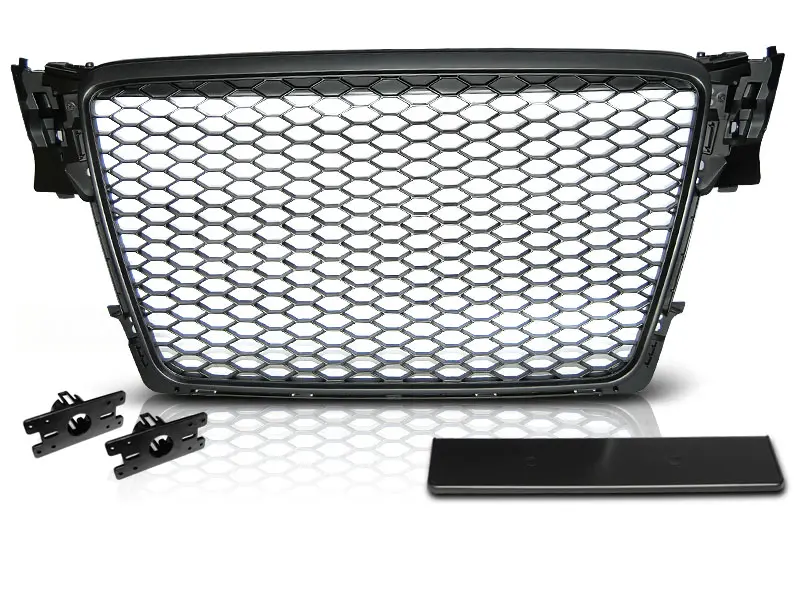 Grill Audi A4 B8 2007 - 2011 | SPORT BLACK – bilde 5