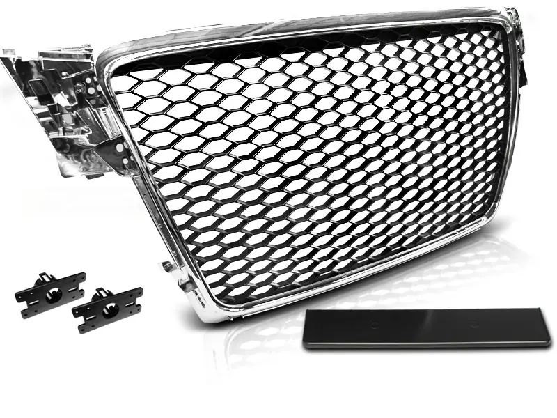 Grill Audi A4 B8 2007 - 2011 | SPORT CHROME