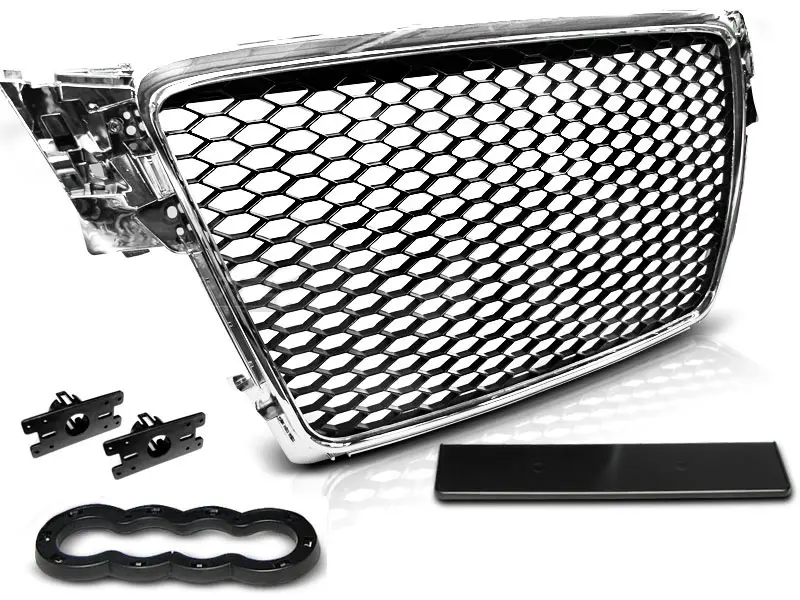 Grill Audi A4 B8 2007 - 2011 | SPORT CHROME – bilde 2