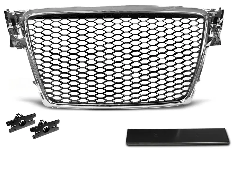 Grill Audi A4 B8 2007 - 2011 | SPORT CHROME – bilde 5