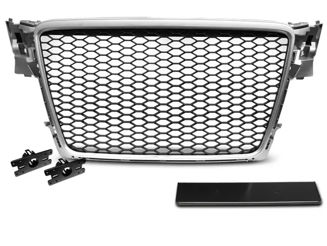 Grill Audi A4 B8 2007 - 2011 | SPORT SILVER – bilde 3