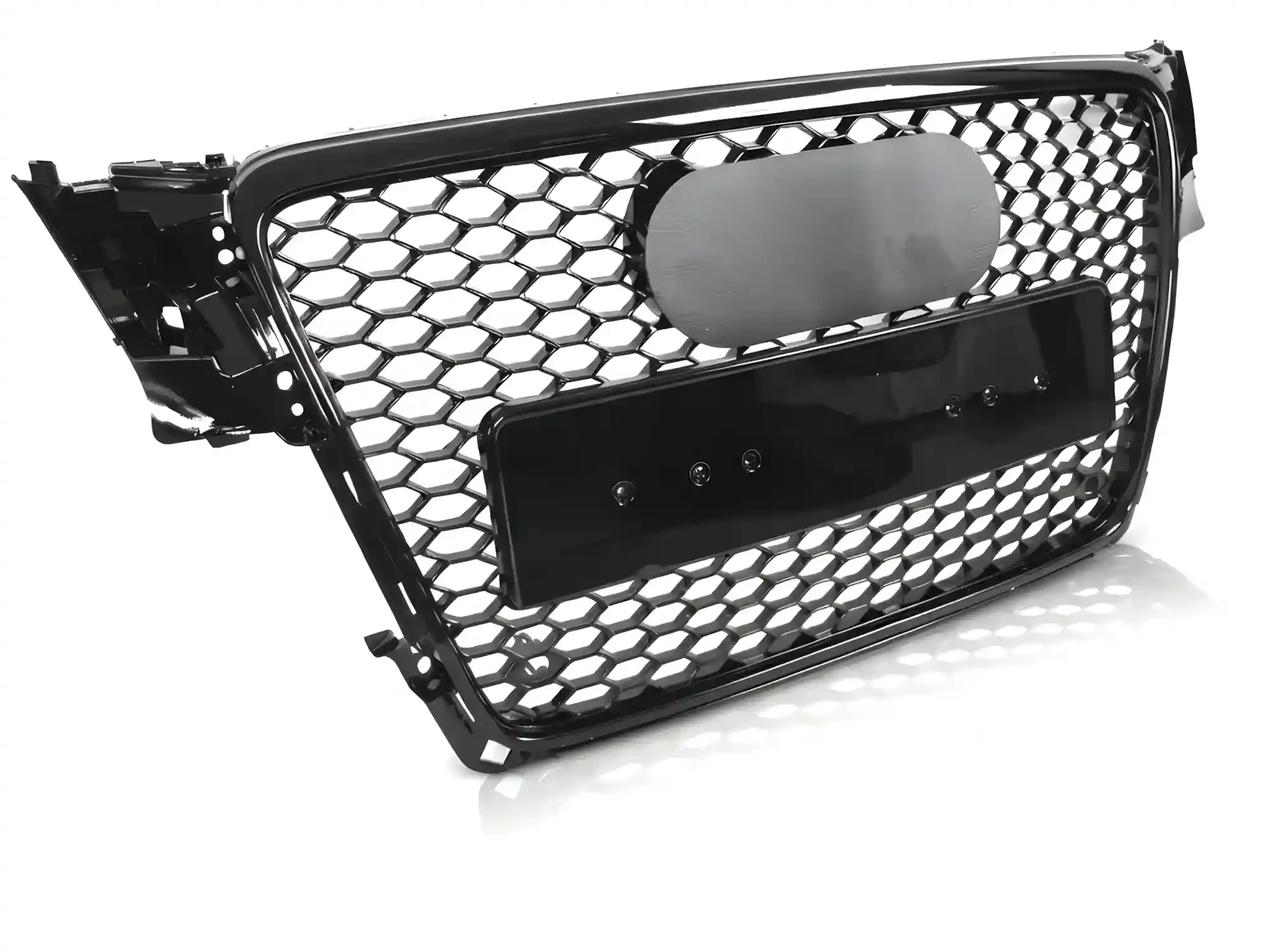 Grill Audi A4 (B8) 2008 - 2011 │ Sportsgrill RS-stil - svart høyglans PDC