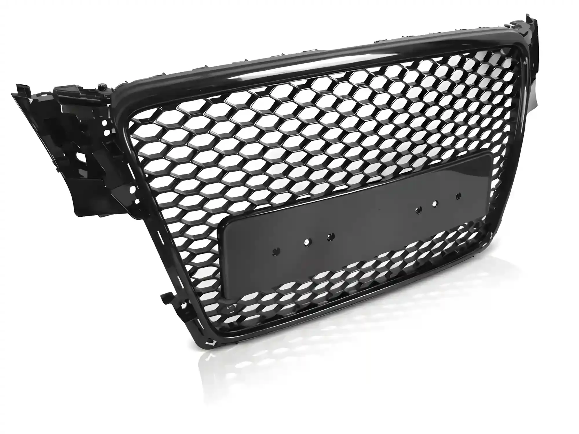 Grill Audi A4 (B8) 2008 - 2011 │ Sportsgrill RS-stil - svart høyglans PDC