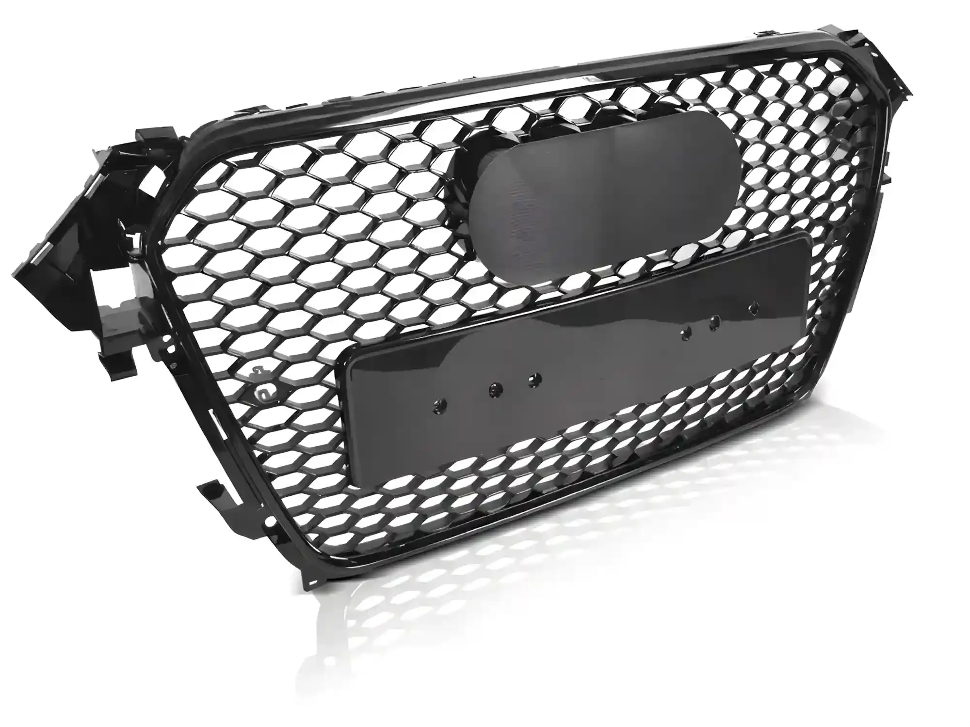 Grill Audi A4 (B8) 2012 - 2015 │ Sportsgrill RS-stil - svart høyglans PDC