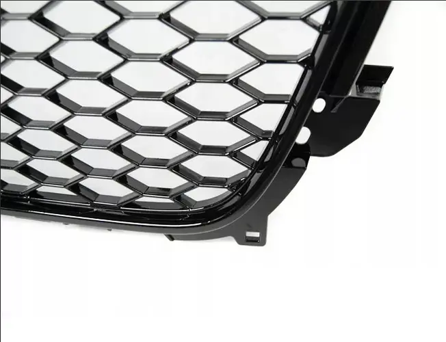 Grill Audi A4 B8 Facelift 2011 - 2015 │ RS Design Honeycomb Glossy Black Image 2
