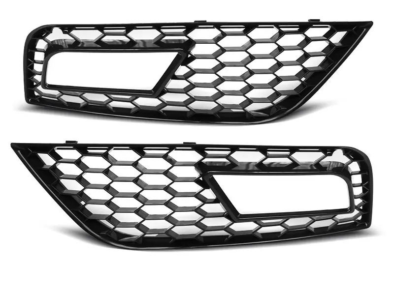 Grill Audi A4 B8 Facelift 2011 - 2015 │ Sport Design Glossy Black – bilde 4