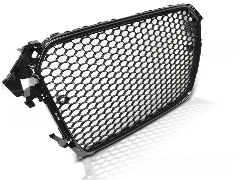 Grill Audi A4 B8 Facelift 2011 - 2015 | SPORT GLOSSY BLACK