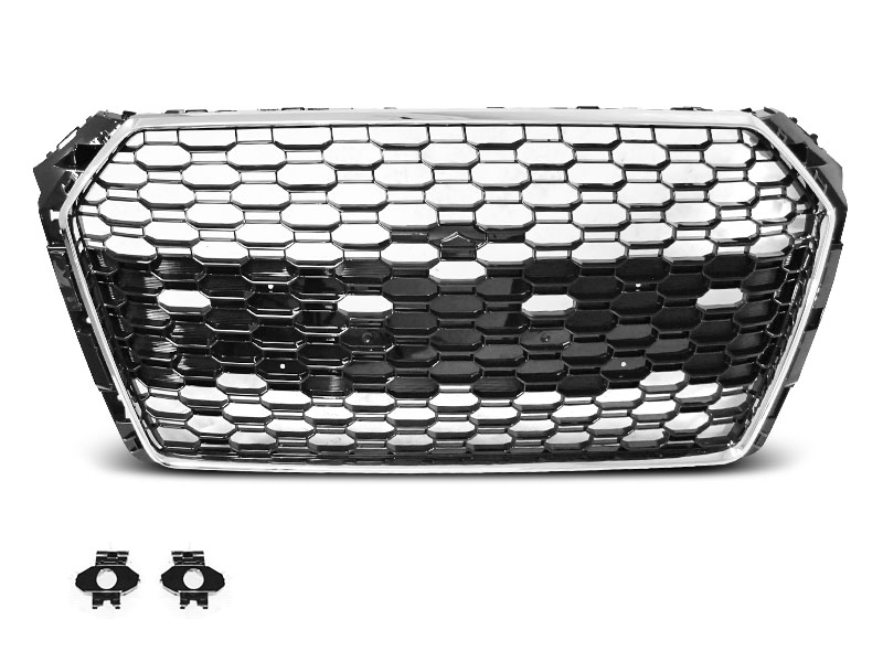 Grill Audi A4 B9 2015 - 2019 | SPORT CHROME BLACK – bilde 3