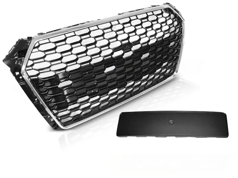 Grill Audi A4 B9 2015 - 2019 | SPORT CHROME BLACK – bilde 2