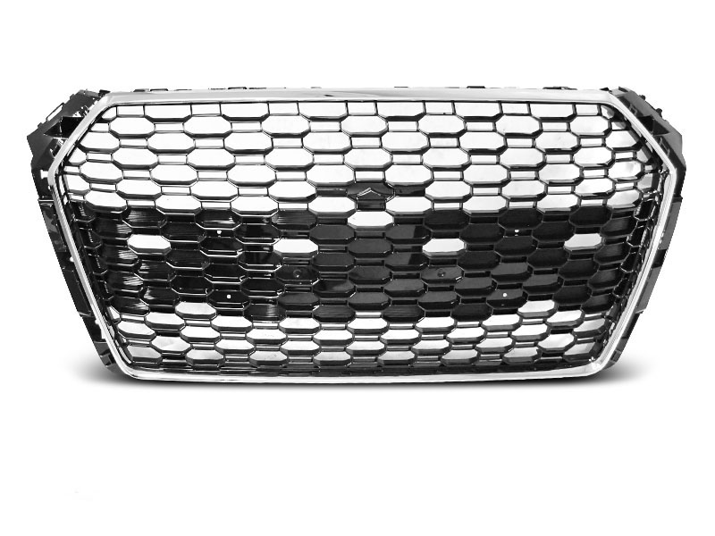 Grill Audi A4 B9 2015 - 2019 | SPORT CHROME BLACK – bilde 6