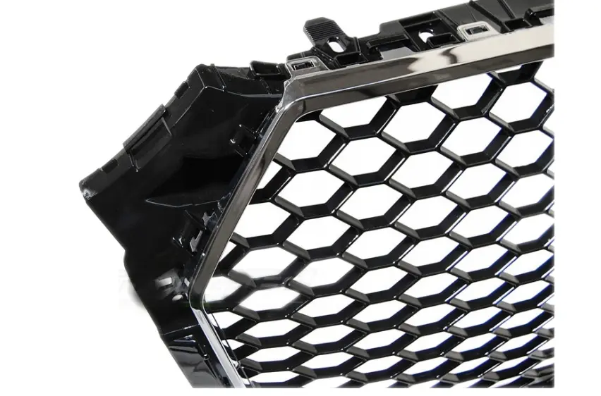 Grill Audi A4 B9 2015 - 2019 | SPORT CHROME (FRAME) / GLOSSY BLACK – bilde 3