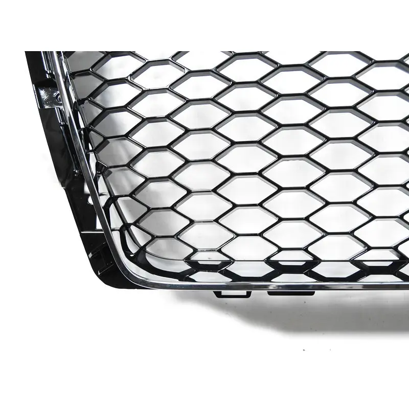 Grill Audi A4 B9 2015 - 2019 | SPORT CHROME (FRAME) / GLOSSY BLACK – bilde 4