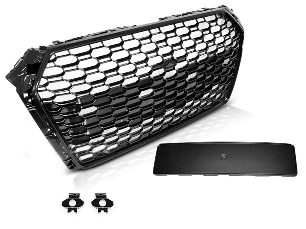Grill Audi A4 B9 2015 - 2019 | SPORT GLOSSY BLACK