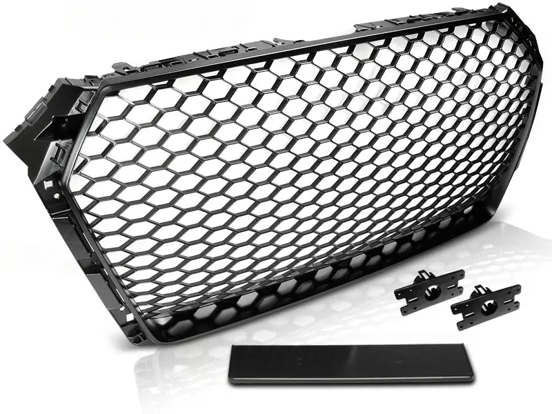 Grill Audi A4 B9 2015 - 2019 | SPORT MATT BLACK