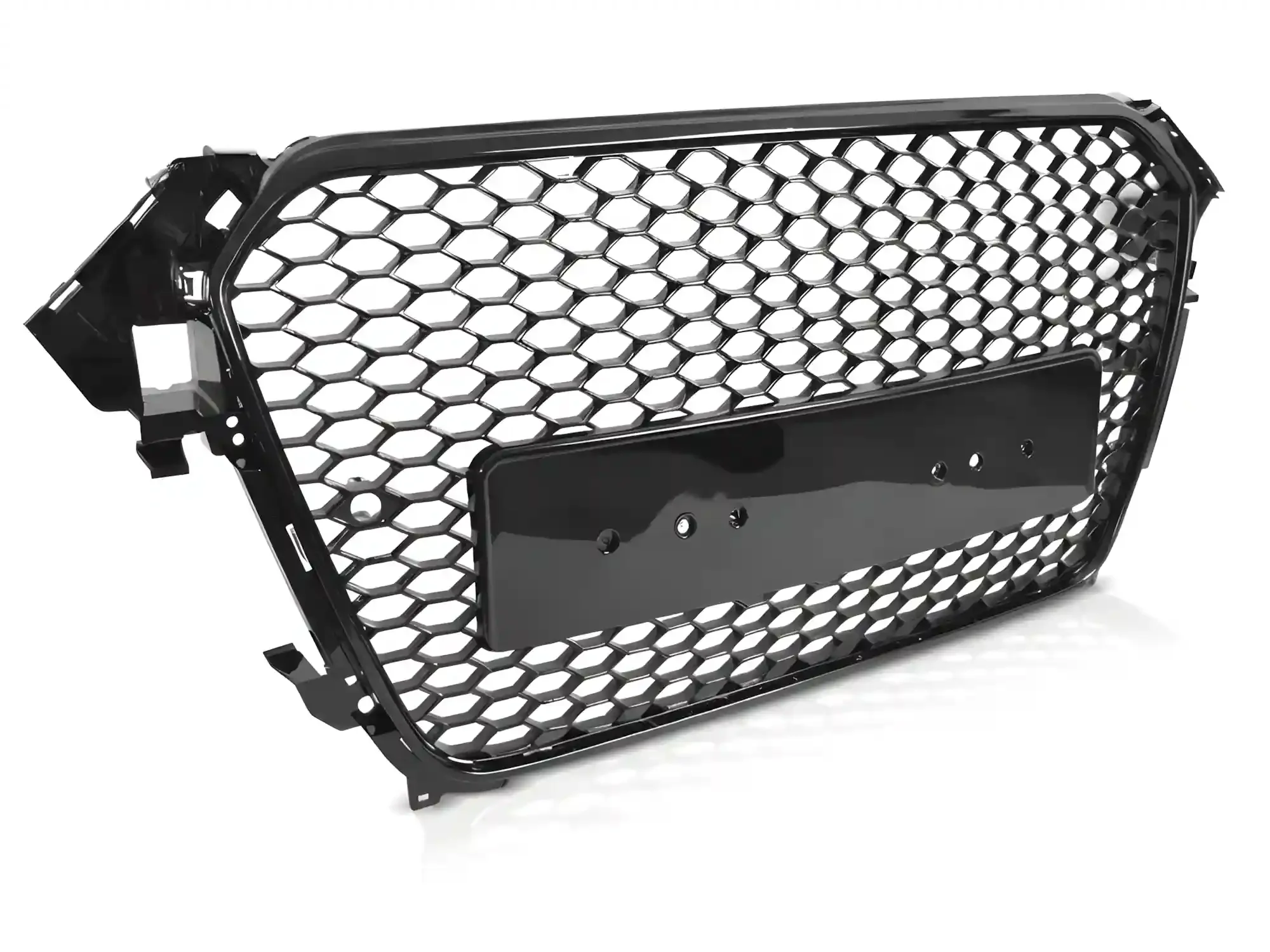 Grill Audi A4 / S4 (B8) Facelift 2011 - 2015 │ Sportsgrill RS-stil - svart høyglans PDC