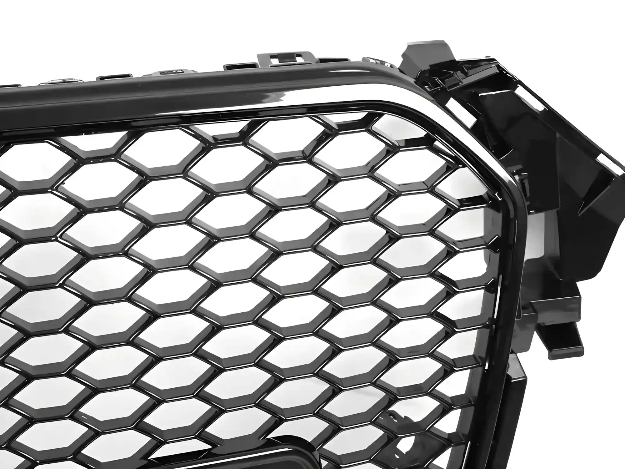 Grill Audi A4 / S4 (B8) Facelift 2011 - 2015 │ Sportsgrill RS-stil - svart høyglans PDC – bilde 5