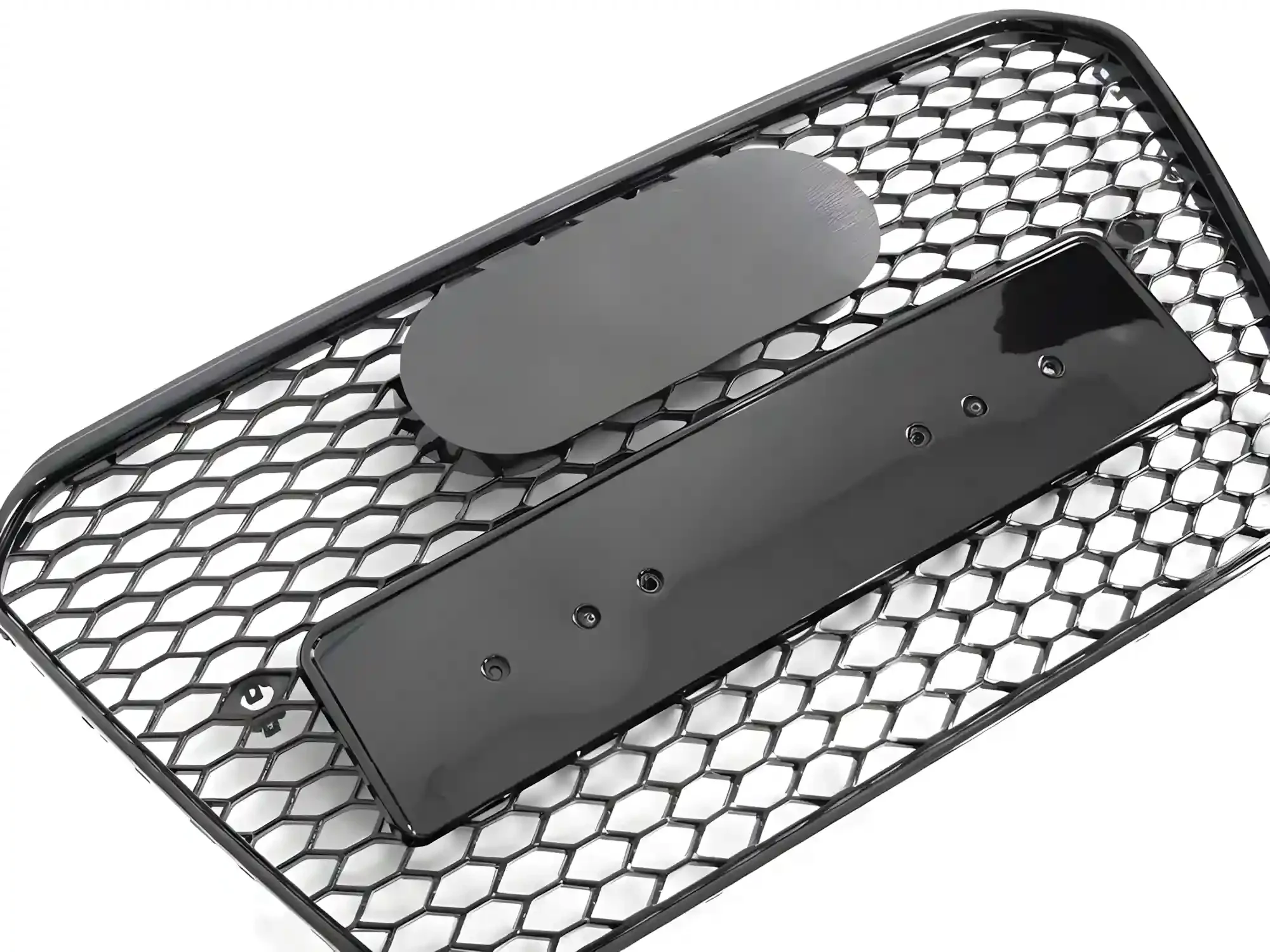 Grill Audi A5 (8T / 8F) 2011 - 2016 │ Sportsgrill RS-stil - svart høyglans PDC – bilde 3