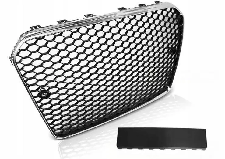 Grill Audi A5 8T Facelift 2011 - 2016 | SPORT  CHROME BLACK