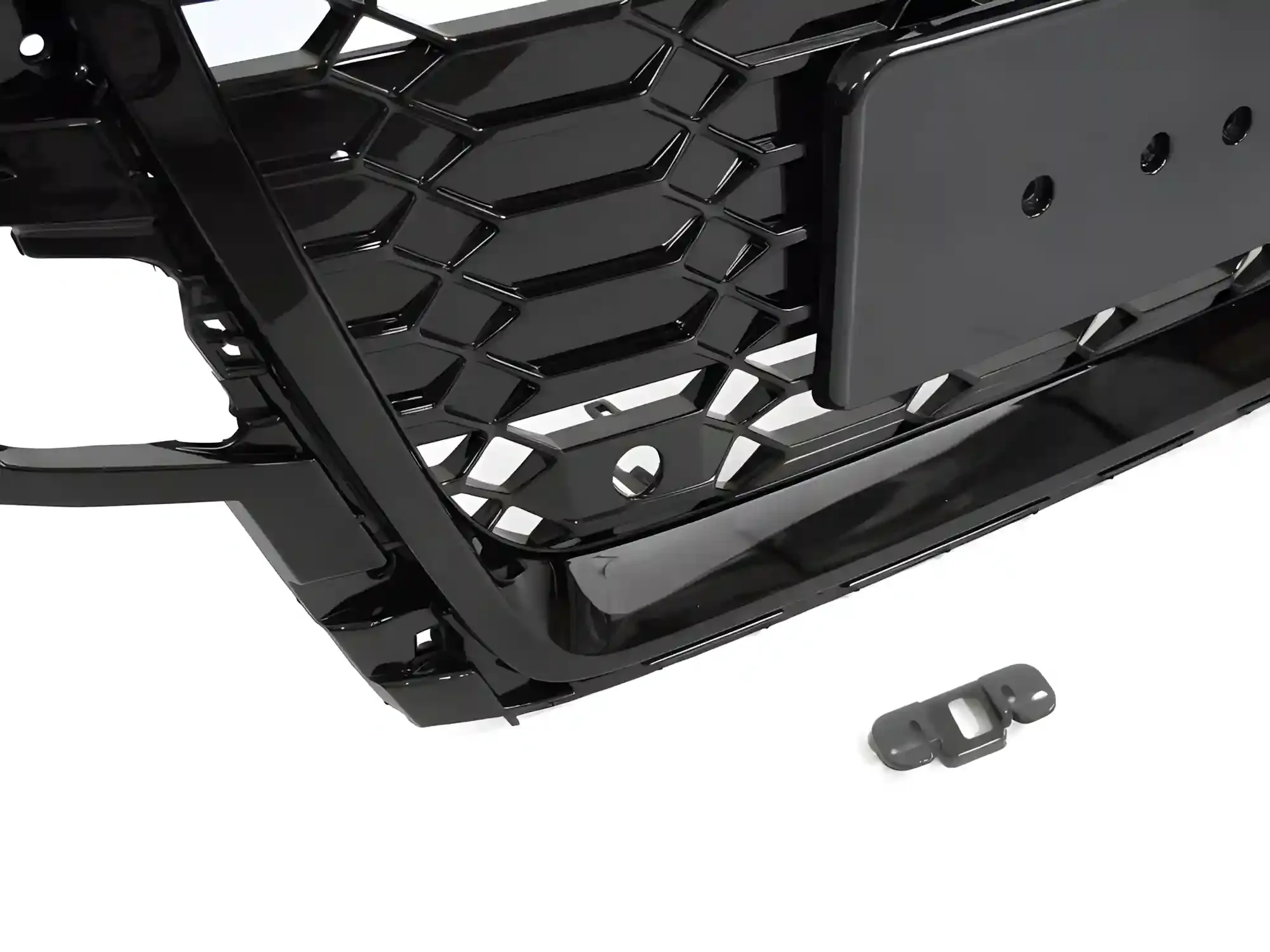 Grill Audi A5 (F5) 2019 - 2023 │ Sportsgrill RS-stil - svart høyglans PDC – bilde 3