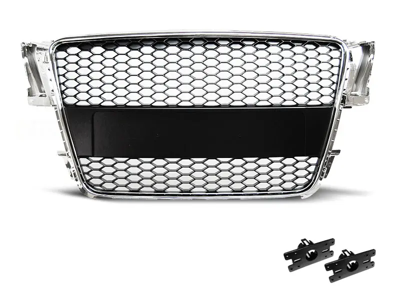 Grill Audi A5/S5 8T 2007 - 2011 | Sport Chrome Black – bilde 3
