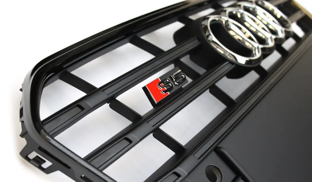 Grill Audi A5 / S5 / RS5 (8T) 2011 - 2016 facelift │ med krom Audi-logoen – bilde 2